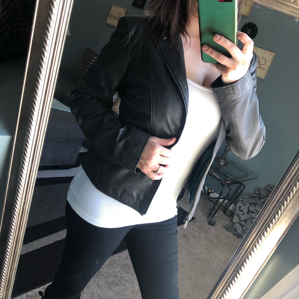 💚ANDREW MARC Leather jacket💚